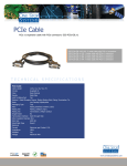 One Stop Systems OSS-PCIE-CBL-X1-1M power cable