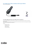 SBS TACARUSBMIC3A mobile device charger