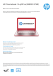 HP Chromebook 14-q001sa