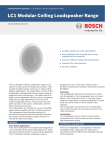 Bosch LC1-WM06E8 loudspeaker