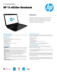 HP Pavilion 15-d030nr