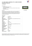 V7 2GB DDR3 1600MHz PC3-12800 SODIMM Notebook Memory