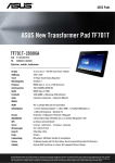 ASUS Transformer Pad TF701T 32GB Black, Grey