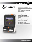 Cobra CDR 810