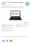 HP Pavilion 15-n003sb