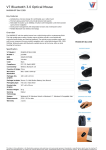 V7 Bluetooth 3.0 Optical Mouse