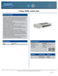 Bandridge ZP-34045 video switch