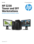 HP Z 230 TWR