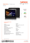 Lenco TAB-9720 8GB Black