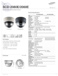 Samsung SCD-2080E surveillance camera