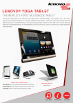 Lenovo Yoga Tablet 10 16GB Silver