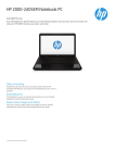 HP 2000 2000-2d05EM