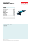 Makita GA5034 angle grinder