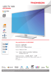 Thomson 42FU5554W 42" Full HD Smart TV White LED TV