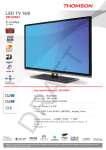 Thomson 39FU6663 39" Full HD 3D compatibility Smart TV Black LED TV