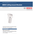 Bosch B800 mounting kit