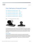 Cisco TelePresence PrecisionHD Camera - 1080p 12x