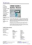 Finisar OADMF-4-1-LC wave division multiplexer