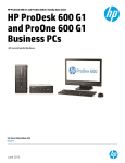 HP ProDesk DESKTOP BUNDEL (H5U25ET+E8E88AA) ProDesk 600 SFF Core i5-4570 + MS Office Home and Business 2013