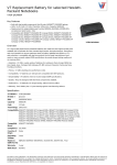 V7 Replacement Battery for selected Hewlett-Packard Notebooks