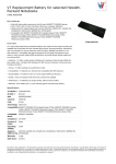 V7 Replacement Battery for selected Hewlett-Packard Notebooks