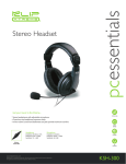 Klip Xtreme KSH-300 headset