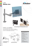 Kondator 438-LA51 flat panel desk mount