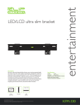 Klip Xtreme KFM-330 flat panel wall mount