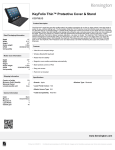 Kensington KeyFolio Thin™ Folio Keyboard for iPad mini™ 3/2/1