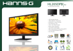 Hannspree Hanns.G HL205DPB LED display