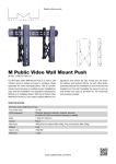 Multibrackets 7350073730513 flat panel wall mount