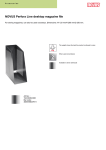 Novus Perfora Line Desktop Magazine File