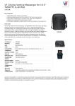 V7 Cityline Vertical Messenger for 10.1" Tablet PC & all iPad