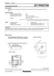 Panasonic ET-PKD75S project mount