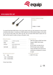 Equip High Speed HDMI Cable