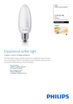 Philips Softone Candle bulb