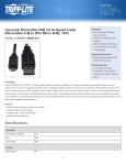 Tripp Lite Universal Reversible USB 2.0 Hi-Speed Cable (Reversible A-M to 5Pin Micro B-M), 10-ft.