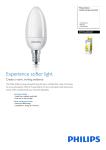 Philips Softone Candle energy saving bulb 8710163405247