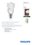 Philips Tornado Spiral energy saving bulb 8710163405179