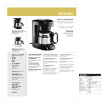 Andis Coffeemaker 4 Cup SS