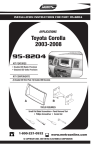 Metra 95-8204 car kit