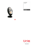 Lirio by Philips Table lamp 57067/30/LI