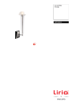 Lirio by Philips Wall light 36912/60/LI