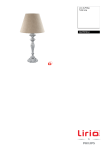 Lirio by Philips Table lamp 36729/18/LI