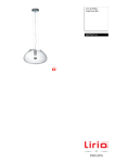 Lirio by Philips Suspension light 36715/11/LI
