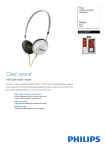 Philips SHL5100WT/00 headphone