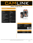 CamLink CL-BETAR2G-21E battery charger