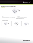 iogear Mini DisplayPort - VGA