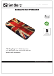 Sandberg Print Cover 4/4S Union Jack