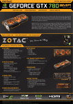 Zotac ZT-70203-10P NVIDIA GeForce GTX 780 3GB graphics card